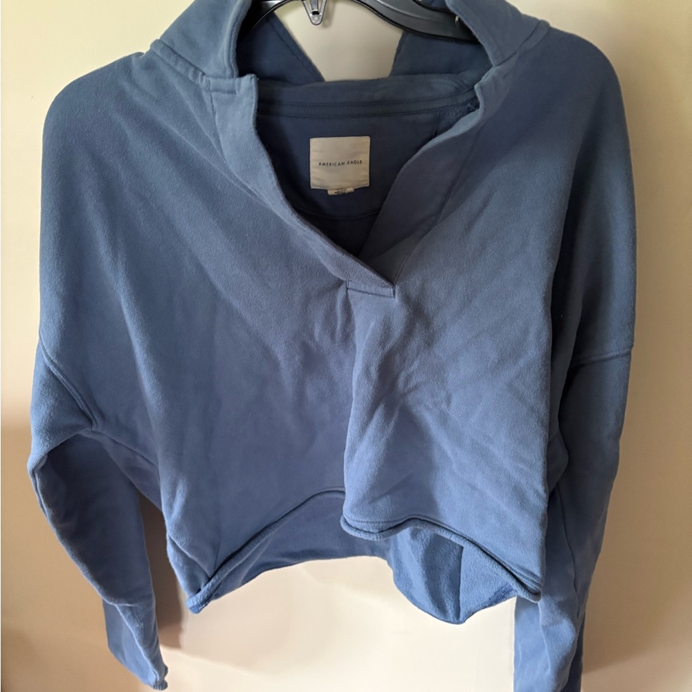 American Eagle Outfitters Blue Sweatshirt